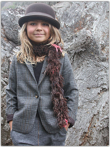 Brown Stack Scarf